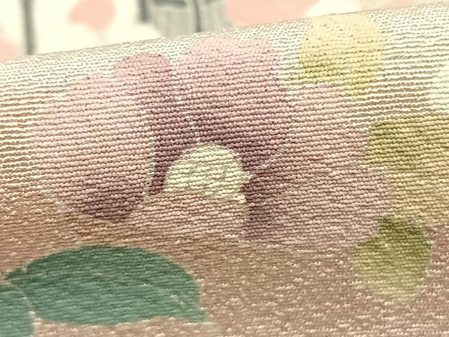 平和屋着物●訪問着　友禅　作家物　風景花文　暈し染め　正絹　逸品　AABJ4671fy