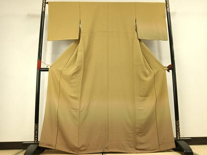 平和屋着物●訪問着　霞文　暈し染め　正絹　逸品　AABJ4703fy