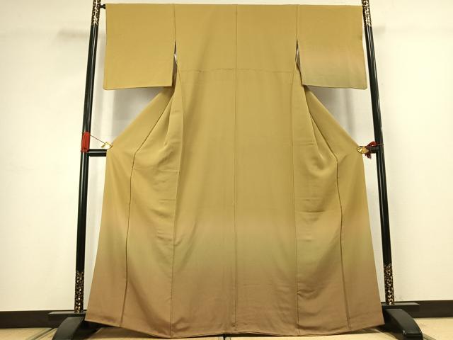 平和屋着物●訪問着　霞文　暈し染め　正絹　逸品　AABJ4703fy