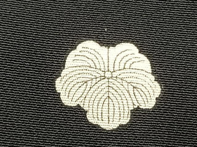 平和屋着物●本加賀友禅作家　毎田仁郎　黒留袖　花鳥文　ロング丈　正絹　逸品　AABJ4706fy