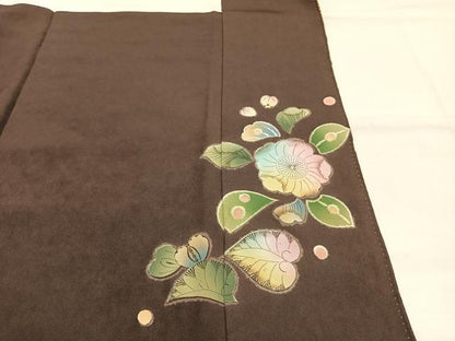 平和屋着物●豪華振袖　作家物　絞り　辻が花　暈し染め　金通し地　正絹　逸品　AABJ4710fy