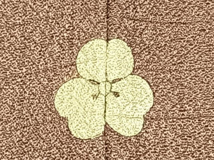 平和屋着物●豪華色留袖　刺繍　草花文　金糸　金彩　正絹　逸品　AABJ4714fy