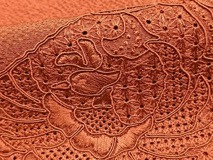 平和屋着物●無地絵羽訪問着　中国三大刺繍　汕頭刺繍　スワトウ刺繍　総刺繍　花鳥文　正絹　逸品　AABJ4718fy