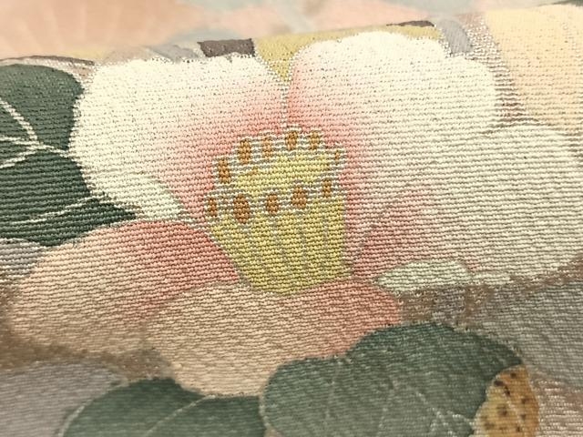 平和屋着物●訪問着　友禅　作家物　枝花文　暈し染め　正絹　逸品　AABJ4727fy