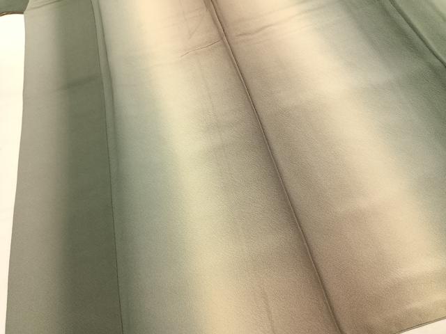 平和屋着物●上質な小紋　霞文　暈し染め　正絹　逸品　AABJ4754fy