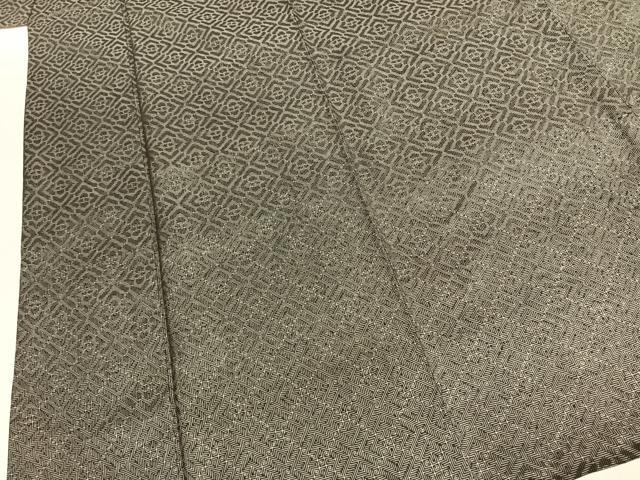平和屋着物●本場大島紬　龍郷絣　正絹　逸品　AABJ4762fy