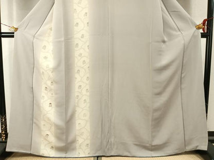 平和屋着物●訪問着　刺繍　間道　金糸　正絹　逸品　AABJ4771fy