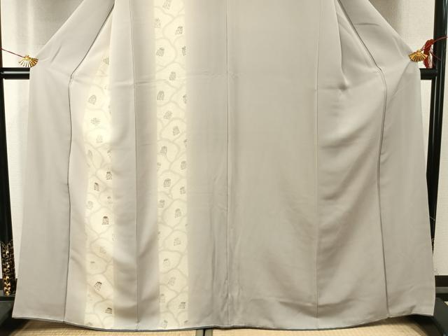平和屋着物●訪問着　刺繍　間道　金糸　正絹　逸品　AABJ4771fy