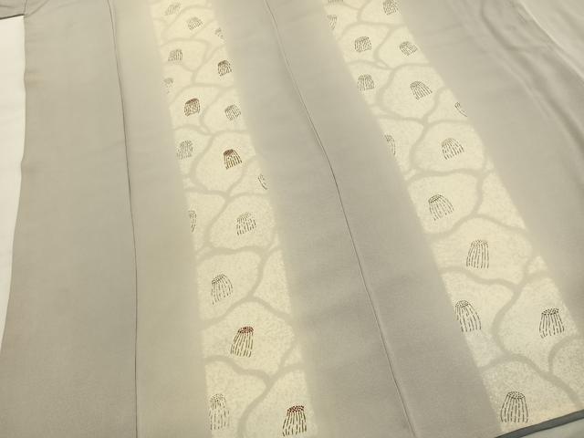 平和屋着物●訪問着　刺繍　間道　金糸　正絹　逸品　AABJ4771fy
