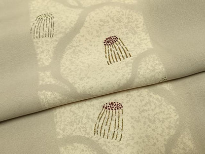 平和屋着物●訪問着　刺繍　間道　金糸　正絹　逸品　AABJ4771fy