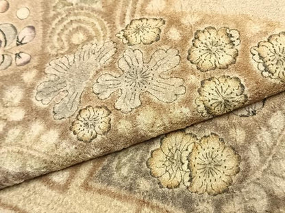 平和屋着物●訪問着　作家物　絞り　辻が花　暈し染め　ロング丈　正絹　逸品　AABJ4772fy