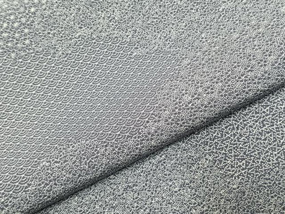 平和屋着物●江戸小紋　雲取り文　正絹　逸品　AABJ4793fy
