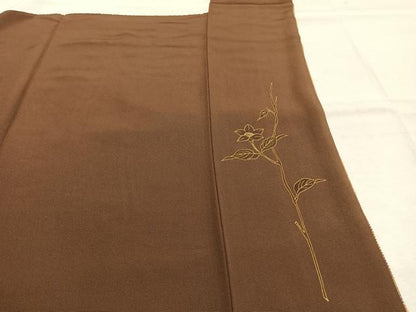 平和屋着物●江戸小紋　縞　正絹　逸品　AABJ4801fy