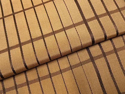 平和屋着物●上質な紬　吉野間道　鈴乃屋扱い　反端付き　正絹　逸品　未使用　AABJ4803fy