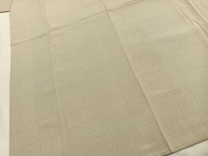 平和屋着物●伝統工芸士 砂川健一　伝統工芸伊勢型紙彫刻師 小林満　江戸小紋　吉祥花文　浜ちりめん　反端付き　正絹　逸品　AABJ4815fy