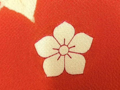 平和屋本店●アンティーク　大正ロマン　振袖　刺繍　草花文　暈し染め　金糸　正絹　逸品　AABJ4824fy