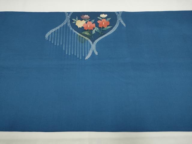 平和屋着物◎太鼓柄袋帯　花蝶文　正絹　逸品　AABJ4858pf