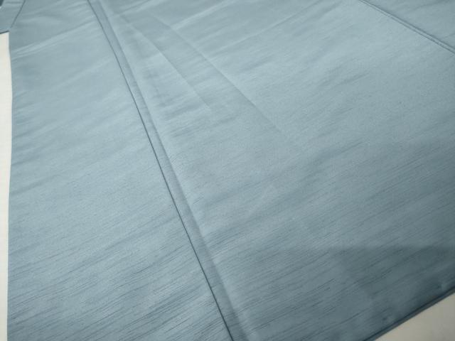 平和屋着物●男性　色無地　アンサンブル　藍鼠色　キングサイズ　洗える着物　AABJ4921ck