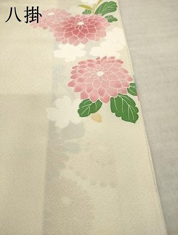 平和屋着物●訪問着　友禅　草花文　正絹　逸品　AABJ4926ck