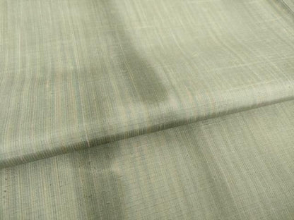 平和屋着物●結城紬　笹竹文　健勝苑扱い　証紙付き　正絹　逸品　AABJ4928ck