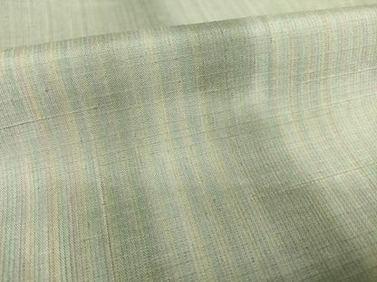 平和屋着物●結城紬　笹竹文　健勝苑扱い　証紙付き　正絹　逸品　AABJ4928ck