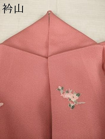 平和屋着物●京加賀友禅　百貫達雄　小紋　舞花文　正絹　逸品　AABJ4932ck