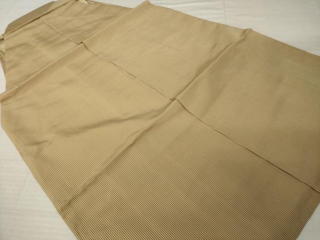 平和屋着物●男性　人間国宝　甲田綏郎　精好仙台平　馬乗り袴　縞　正絹　逸品　AABJ4943ck