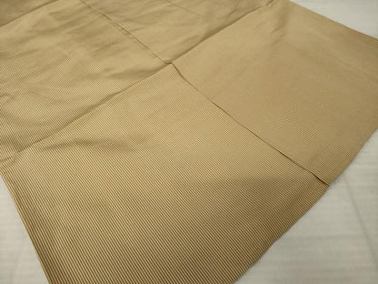 平和屋着物●男性　人間国宝　甲田綏郎　精好仙台平　馬乗り袴　縞　正絹　逸品　AABJ4943ck