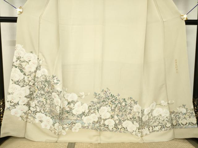 平和屋着物●豪華色留袖　寿光織　蘭舞更紗唐文　金銀糸　正絹　逸品　AABJ4968ck