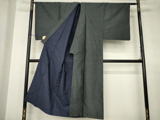 平和屋着物▼男性　本場大島紬　アンサンブル　亀甲絣　正絹　逸品　AABJ4981ck