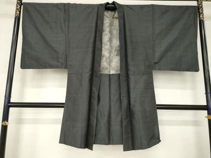 平和屋着物▼男性　本場大島紬　アンサンブル　亀甲絣　正絹　逸品　AABJ4981ck