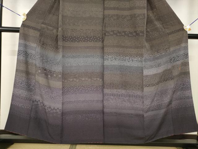 平和屋着物●江戸小紋　訪問着　作家物　百柄　正絹　逸品　AABJ4994ck