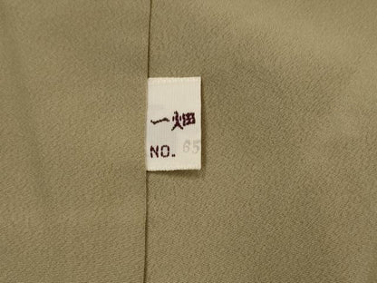 平和屋着物■上質な小紋　草花づくし　暈し染め　正絹　逸品　AABJ5019st