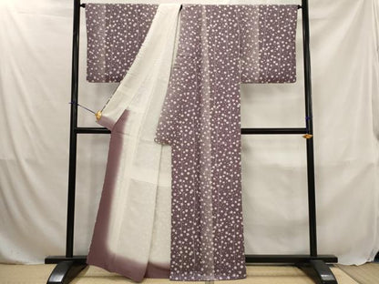平和屋着物■上質な小紋　舞花文　健勝苑扱い　正絹　逸品　AABJ5025st