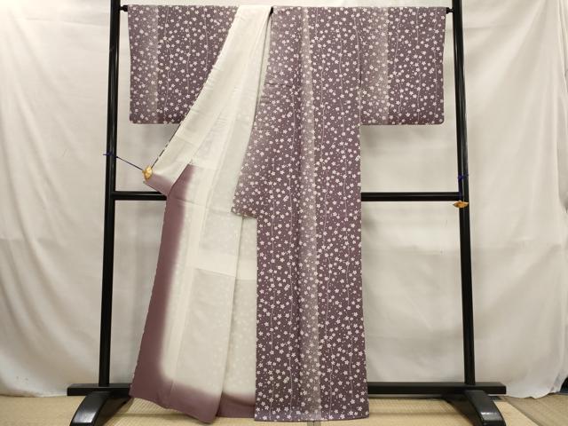 平和屋着物■上質な小紋　舞花文　健勝苑扱い　正絹　逸品　AABJ5025st