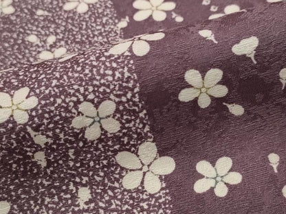 平和屋着物■上質な小紋　舞花文　健勝苑扱い　正絹　逸品　AABJ5025st