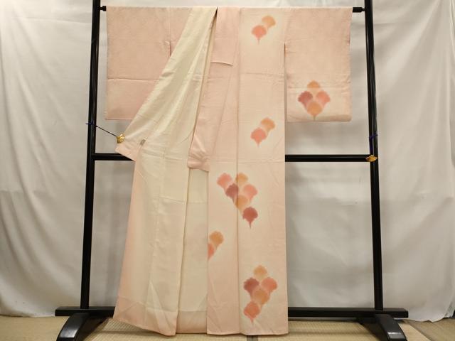 平和屋着物■訪問着　孔雀羽地紋　暈し染め　正絹　逸品　AABJ5032st