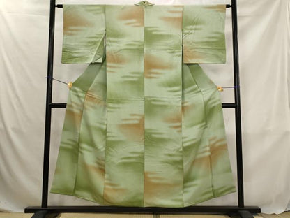 平和屋着物■上質な小紋　霞文　暈し染め　正絹　逸品　AABJ5034st