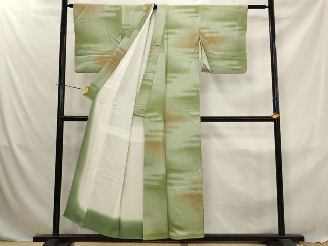 平和屋着物■上質な小紋　霞文　暈し染め　正絹　逸品　AABJ5034st