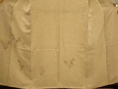 平和屋着物■訪問着　草花文　正絹　逸品　AABJ5044st