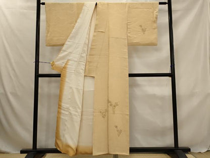 平和屋着物■訪問着　草花文　正絹　逸品　AABJ5044st