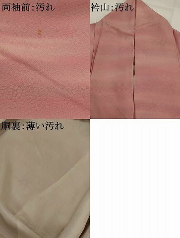 平和屋着物■上質な小紋　作家物　霞文　暈し染め　正絹　逸品　AABJ5052st