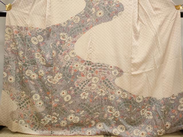 平和屋着物■訪問着　絞り　辻が花　正絹　逸品　AABJ5054st