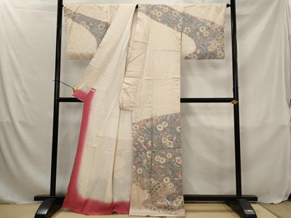 平和屋着物■訪問着　絞り　辻が花　正絹　逸品　AABJ5054st