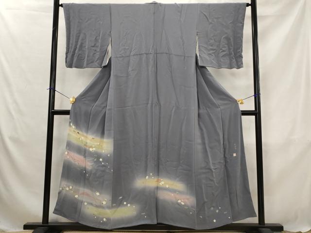平和屋着物■豪華色留袖　作家物　舞花文　暈し染め　鬼しぼ縮緬　正絹　逸品　AABJ5067st