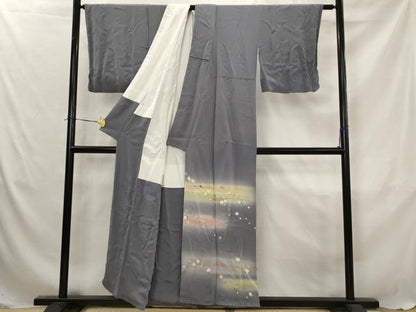 平和屋着物■豪華色留袖　作家物　舞花文　暈し染め　鬼しぼ縮緬　正絹　逸品　AABJ5067st