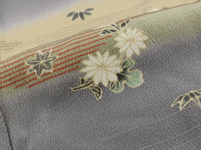 平和屋着物■豪華色留袖　作家物　舞花文　暈し染め　鬼しぼ縮緬　正絹　逸品　AABJ5067st