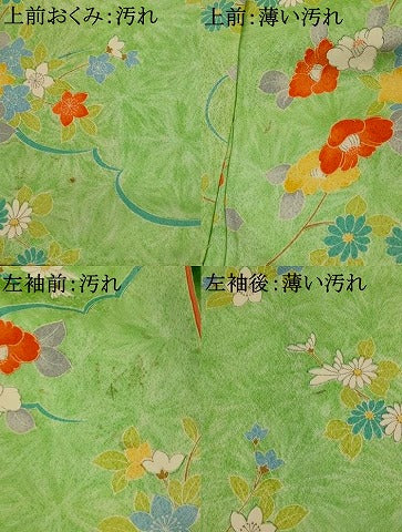 平和屋着物■上質な小紋　草花文　正絹　逸品　AABJ5075st