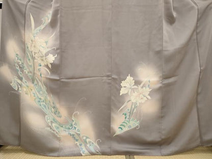 平和屋着物■訪問着　流水花文　暈し染め　西武百貨店扱い　正絹　逸品　AABJ5083st