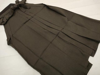 平和屋着物●男性　行灯袴　氷割れ文　正絹　逸品　AABJ5090st
